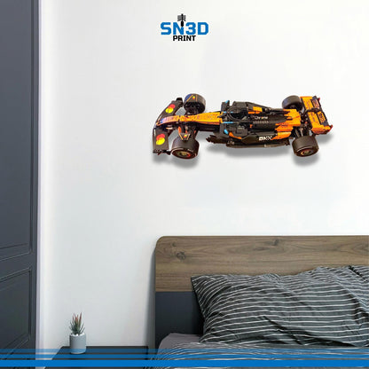 Wall Mount for LEGO Technic McLaren MCL39 F1 Car (42228) – Horizontal